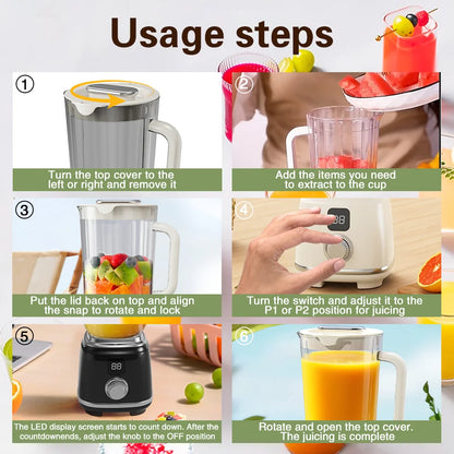 Portable Digital Blender 600ml