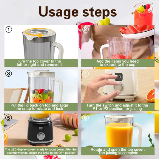 Portable Digital Blender 600ml